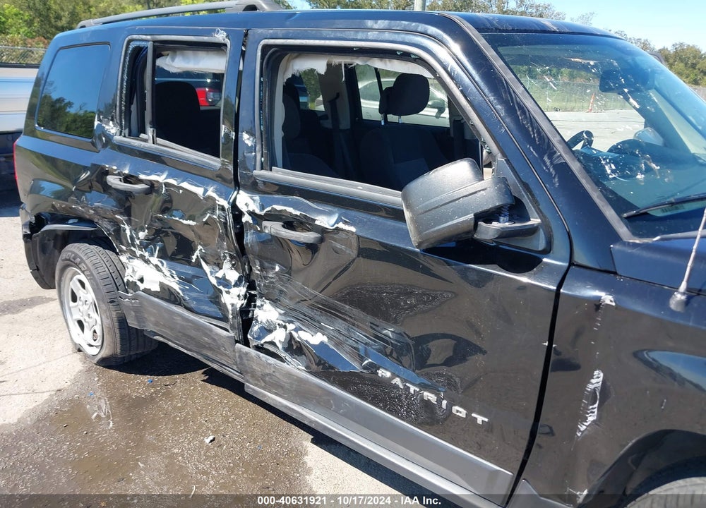2016 JEEP PATRIOT SPORT VIN: 1C4NJPBB1GD810007