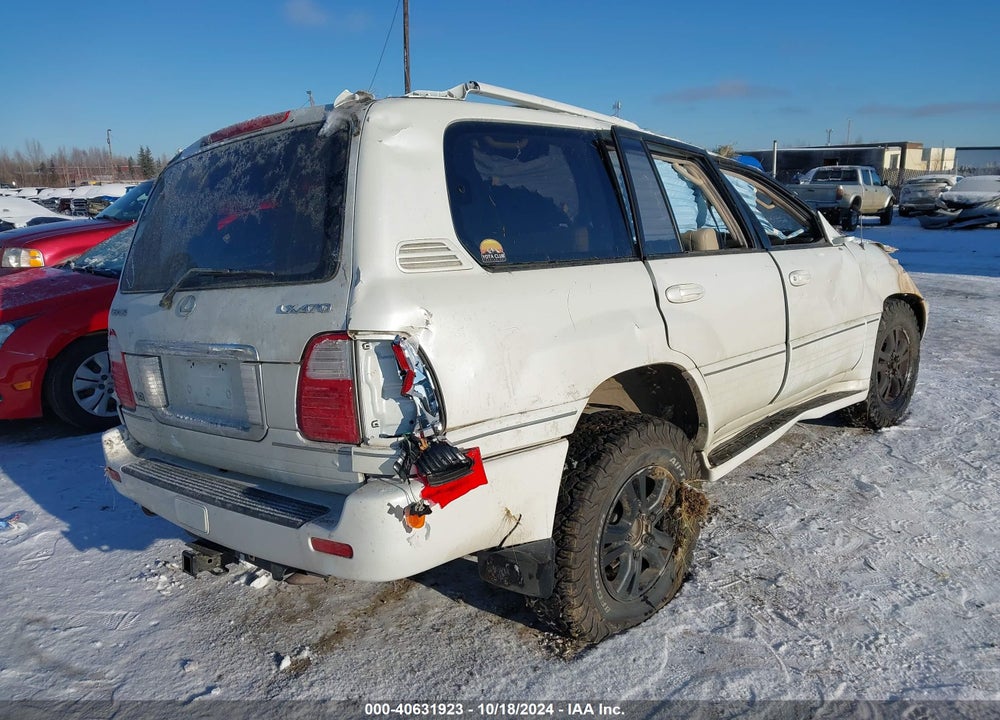 2003 LEXUS LX 470 VIN: JTJHT00W433535301
