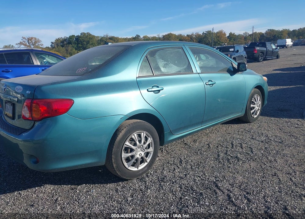 2009 TOYOTA COROLLA LE VIN: JTDBL40EX99018226