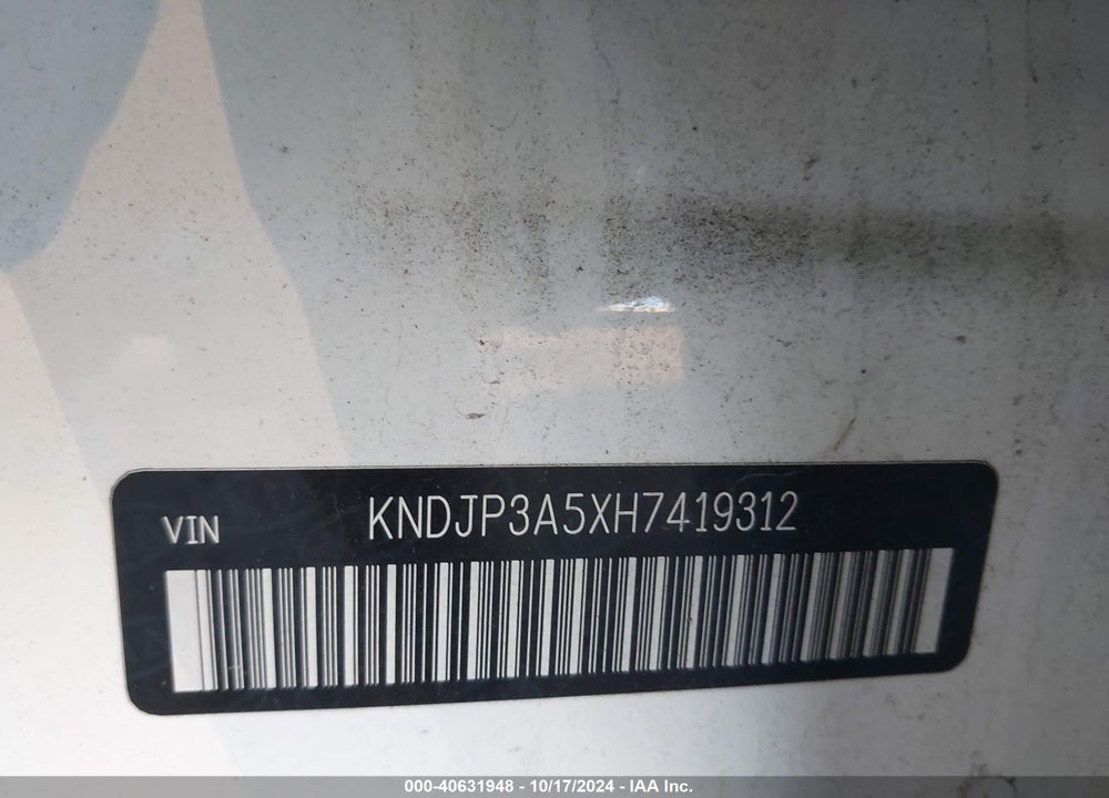 2017 KIA SOUL VIN: KNDJP3A5XH7419312
