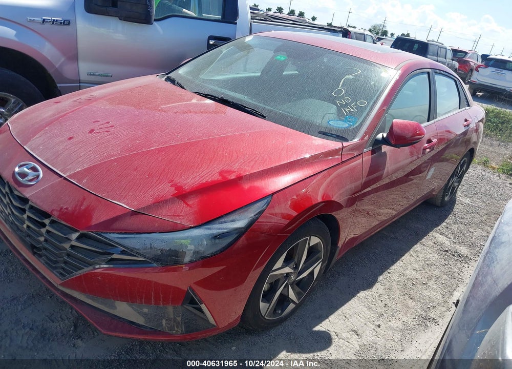 2023 HYUNDAI ELANTRA LIMITED VIN: KMHLP4AG0PU422988