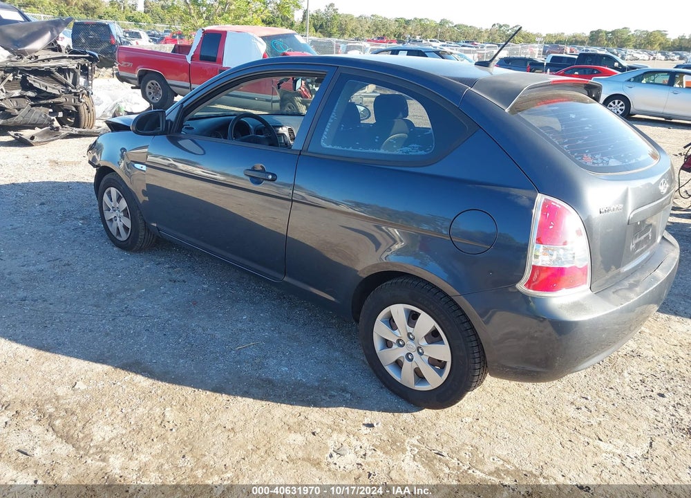 2009 HYUNDAI ACCENT GS VIN: KMHCM36C29U119710