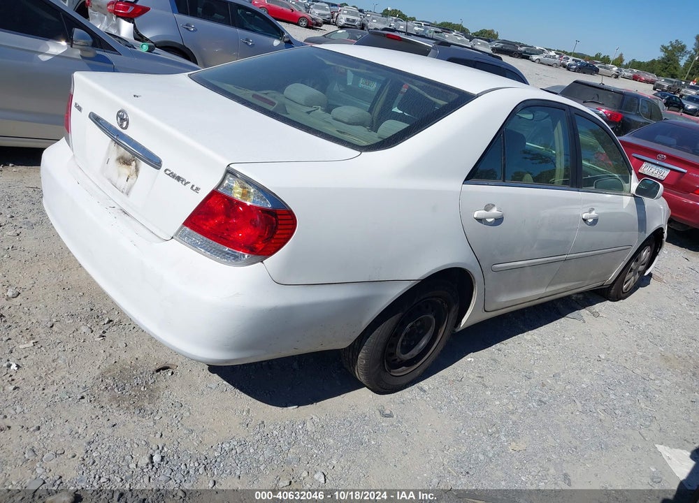 2005 TOYOTA CAMRY LE VIN: 4T1BE32K95U591354