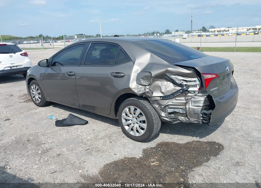 2019 TOYOTA COROLLA LE VIN: 5YFBURHE3KP938357