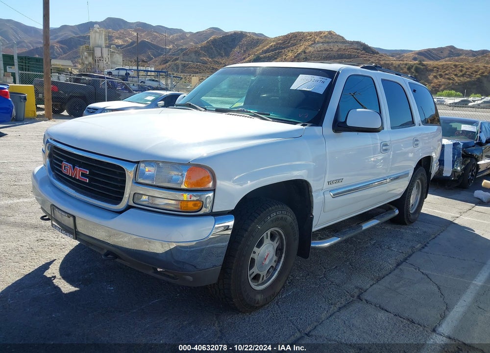 2002 GMC YUKON SLT VIN: 1GKEK13T22R129212