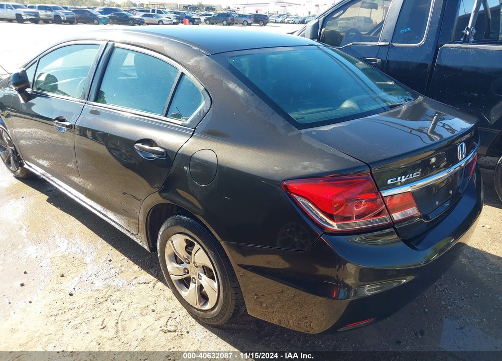 2013 HONDA CIVIC LX VIN: 19XFB2F58DE001980