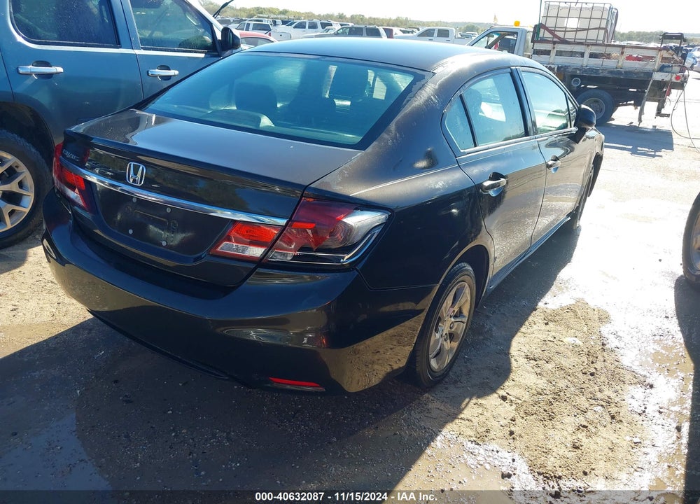 2013 HONDA CIVIC LX VIN: 19XFB2F58DE001980