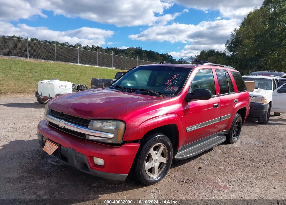 2002 CHEVROLET TRAILBLAZER LT VIN: 1GNDS13S822454154