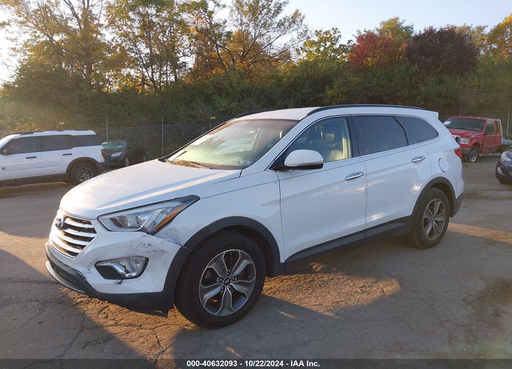 2013 HYUNDAI SANTA FE GLS VIN: KM8SNDHFXDU009762