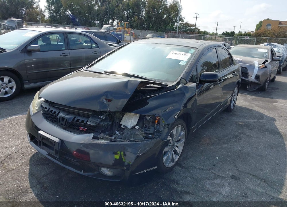2009 HONDA CIVIC SI VIN: 2HGFA55549H705922