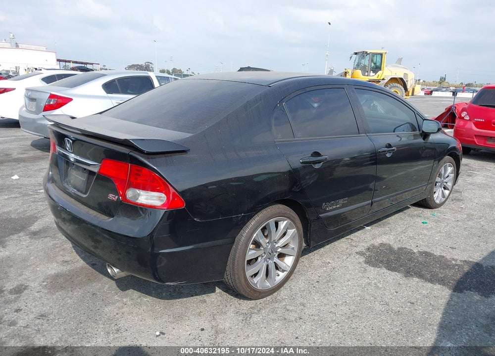 2009 HONDA CIVIC SI VIN: 2HGFA55549H705922