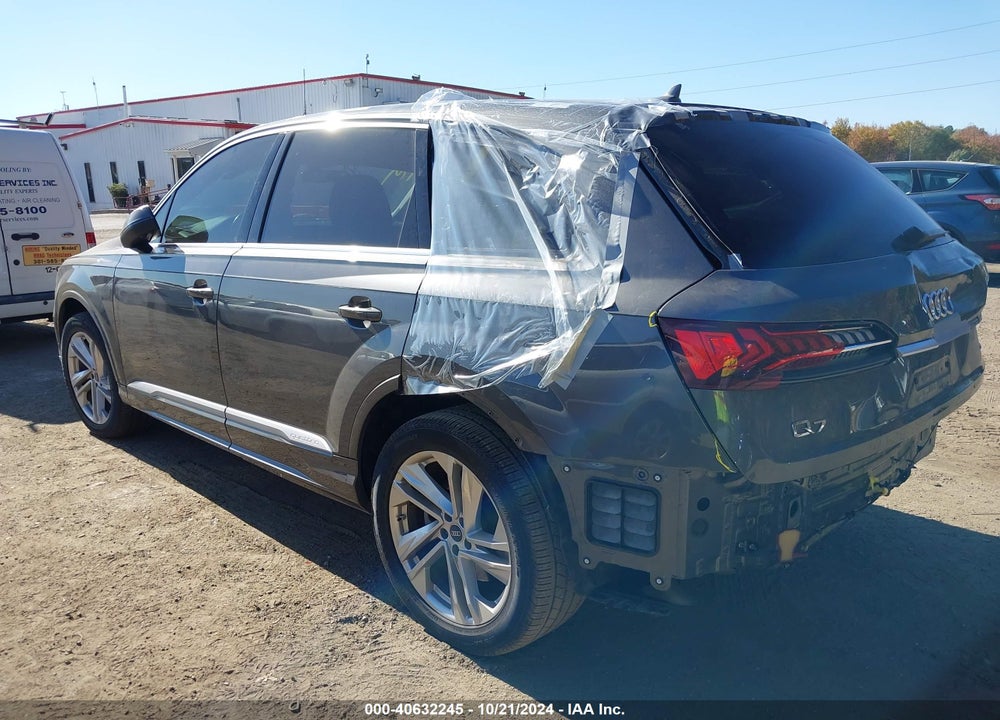 2022 AUDI Q7 PREMIUM PLUS 55 TFSI QUATTRO TIPTRONIC VIN: WA1LXBF75ND010641