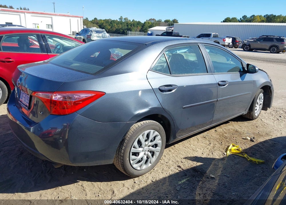 2019 TOYOTA COROLLA LE VIN: 5YFBURHE8KP943067