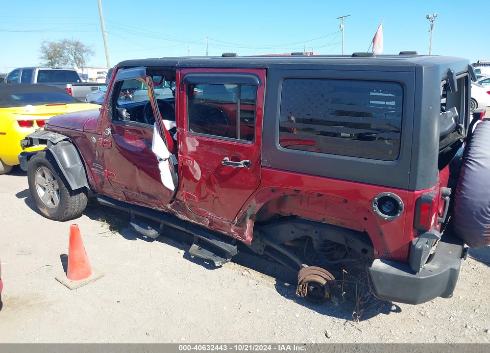 2012 JEEP WRANGLER UNLIMITED SPORT VIN: 1C4HJWDG0CL132740