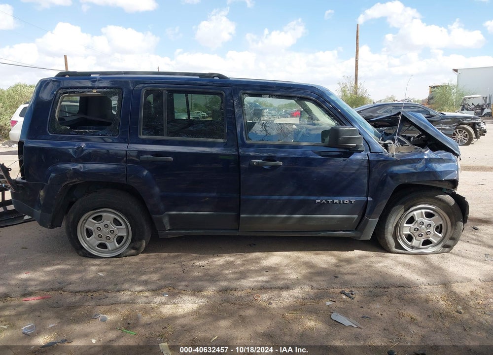2012 JEEP PATRIOT SPORT VIN: 1C4NJPBA8CD615734