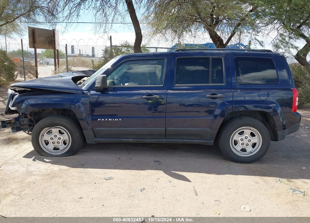 2012 JEEP PATRIOT SPORT VIN: 1C4NJPBA8CD615734