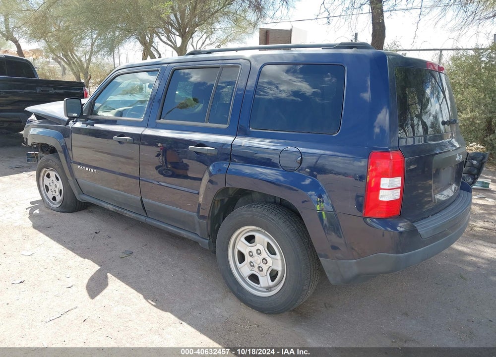 2012 JEEP PATRIOT SPORT VIN: 1C4NJPBA8CD615734