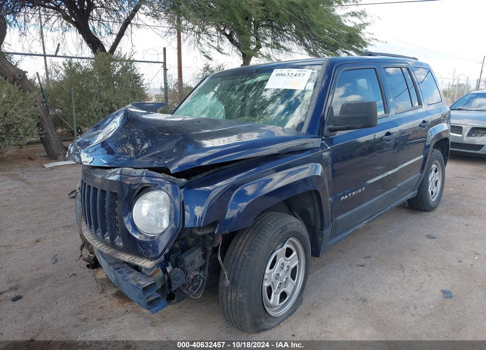 2012 JEEP PATRIOT SPORT VIN: 1C4NJPBA8CD615734