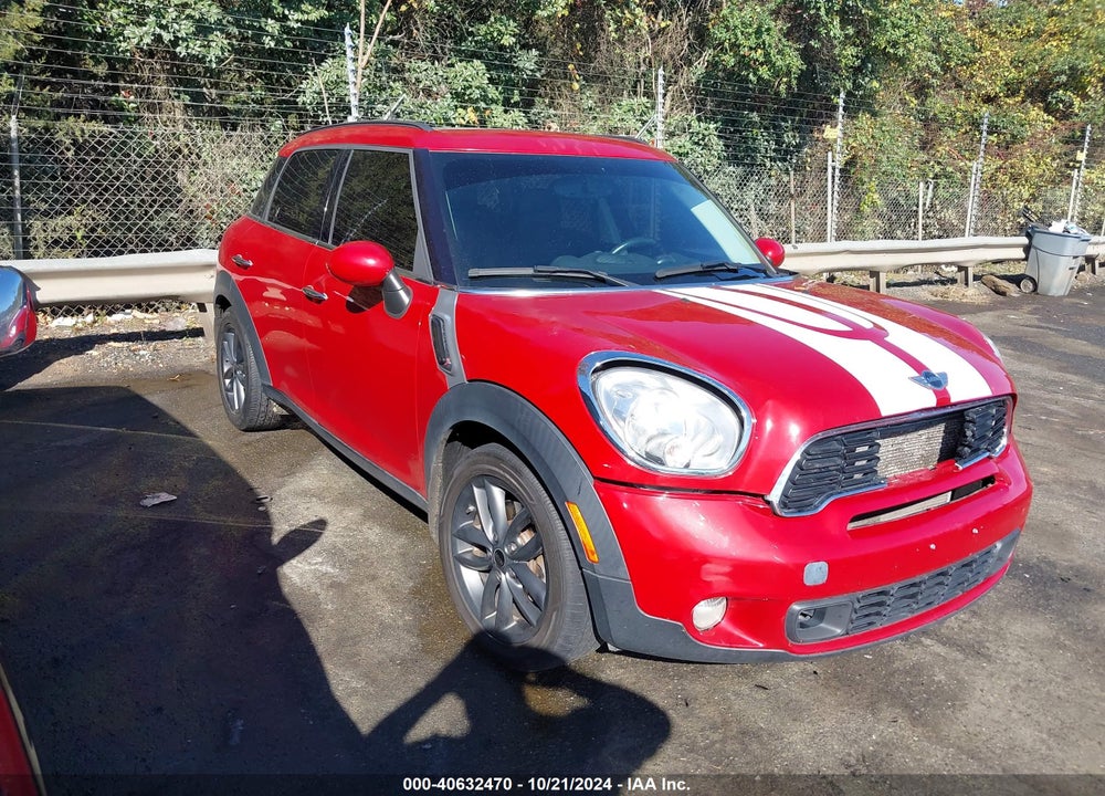 2013 MINI COUNTRYMAN COOPER S VIN: WMWZC3C51DWP21497