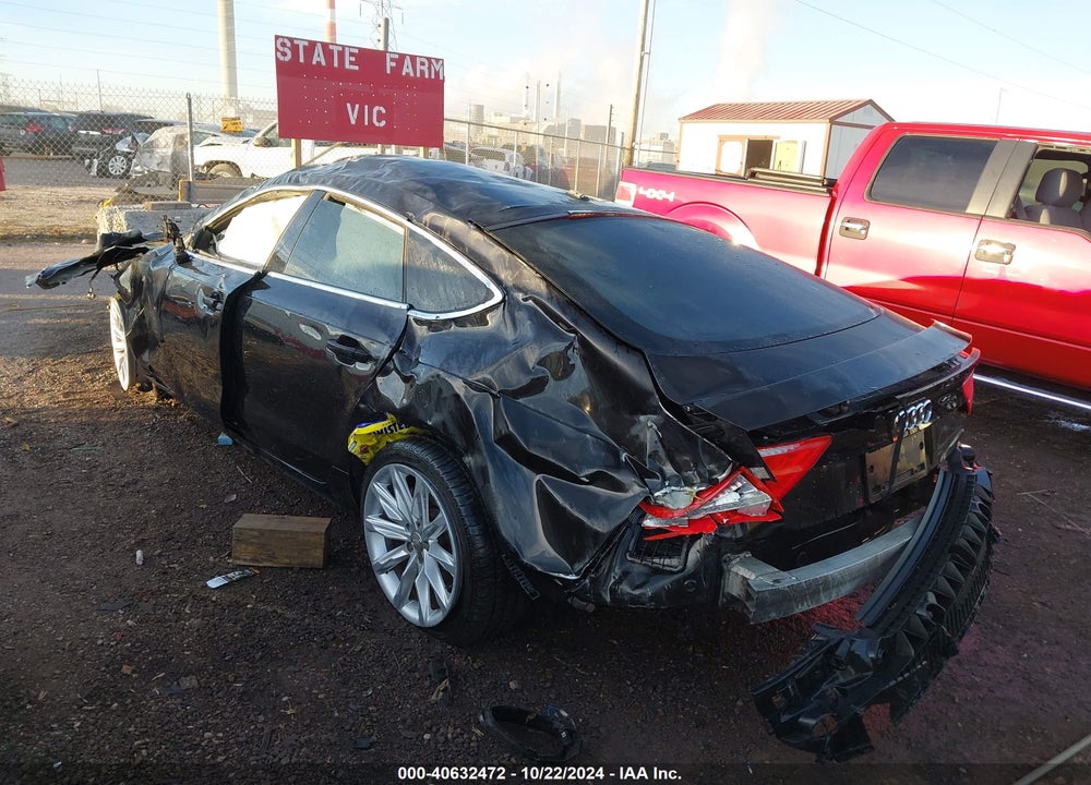 2012 AUDI A7 PREMIUM VIN: WAUYGAFC9CN139862