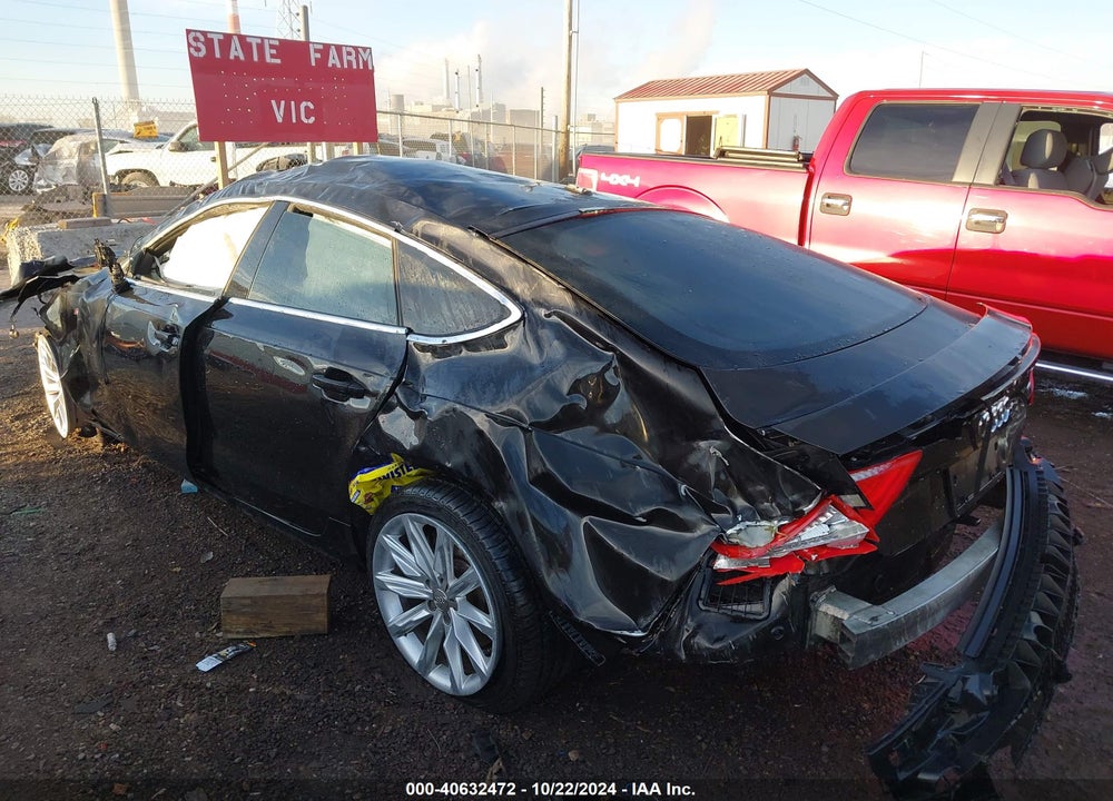 2012 AUDI A7 PREMIUM VIN: WAUYGAFC9CN139862