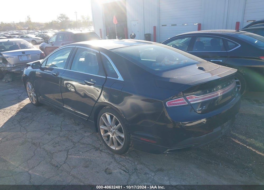 2014 LINCOLN MKZ VIN: 3LN6L2J97ER831332
