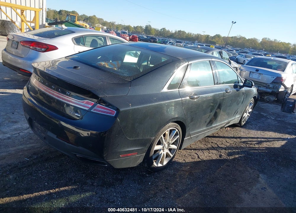 2014 LINCOLN MKZ VIN: 3LN6L2J97ER831332