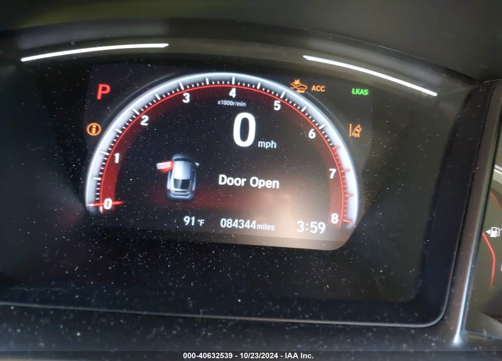 2019 HONDA CIVIC SPORT TOURING VIN: SHHFK7H94KU200107