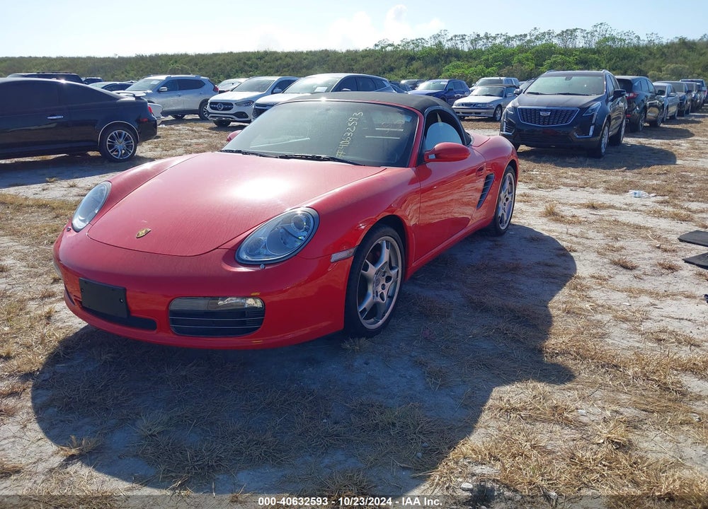 2005 PORSCHE BOXSTER S VIN: WP0CB29815U731841