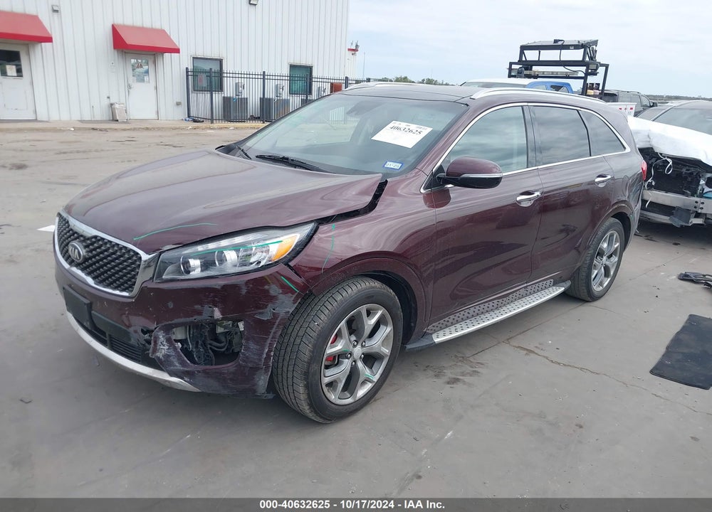 2017 KIA SORENTO 3.3L SX VIN: 5XYPK4A50HG204944