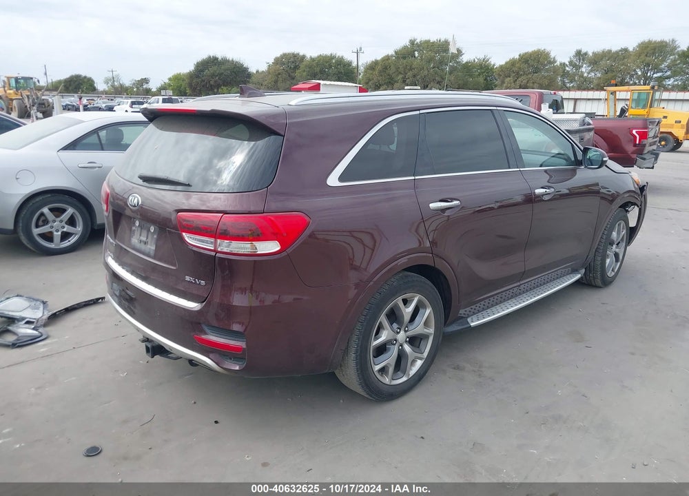 2017 KIA SORENTO 3.3L SX VIN: 5XYPK4A50HG204944