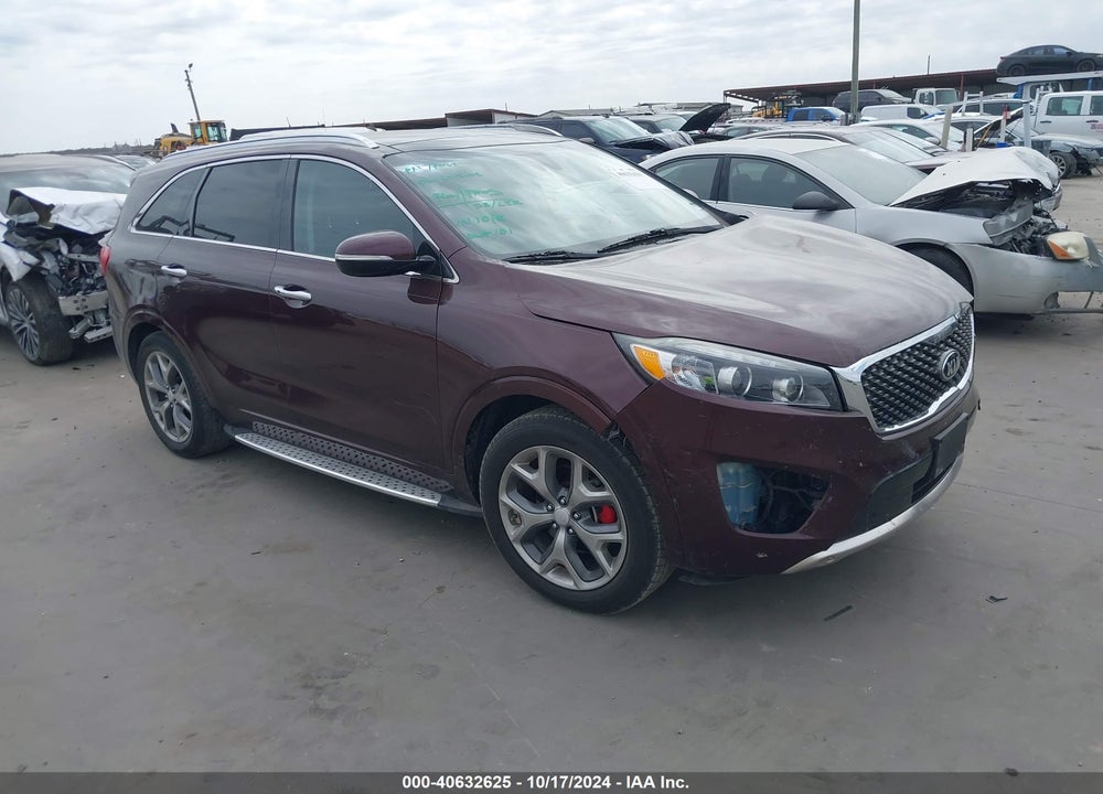2017 KIA SORENTO 3.3L SX VIN: 5XYPK4A50HG204944