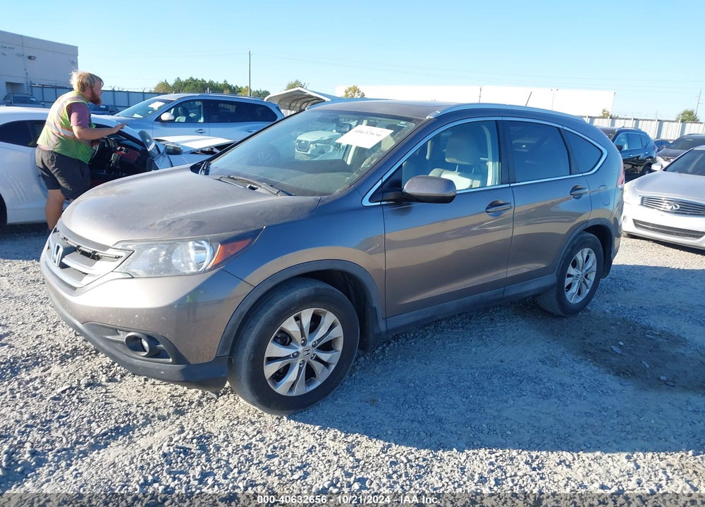 2013 HONDA CR-V EX-L VIN: 5J6RM3H71DL034929
