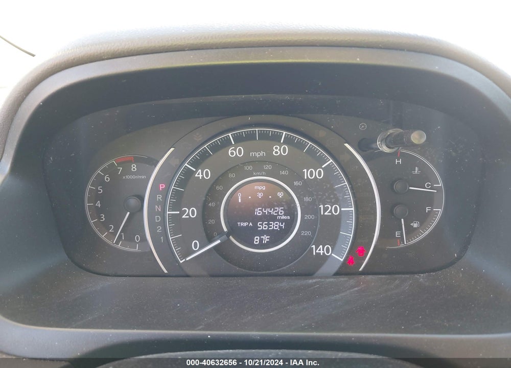 2013 HONDA CR-V EX-L VIN: 5J6RM3H71DL034929