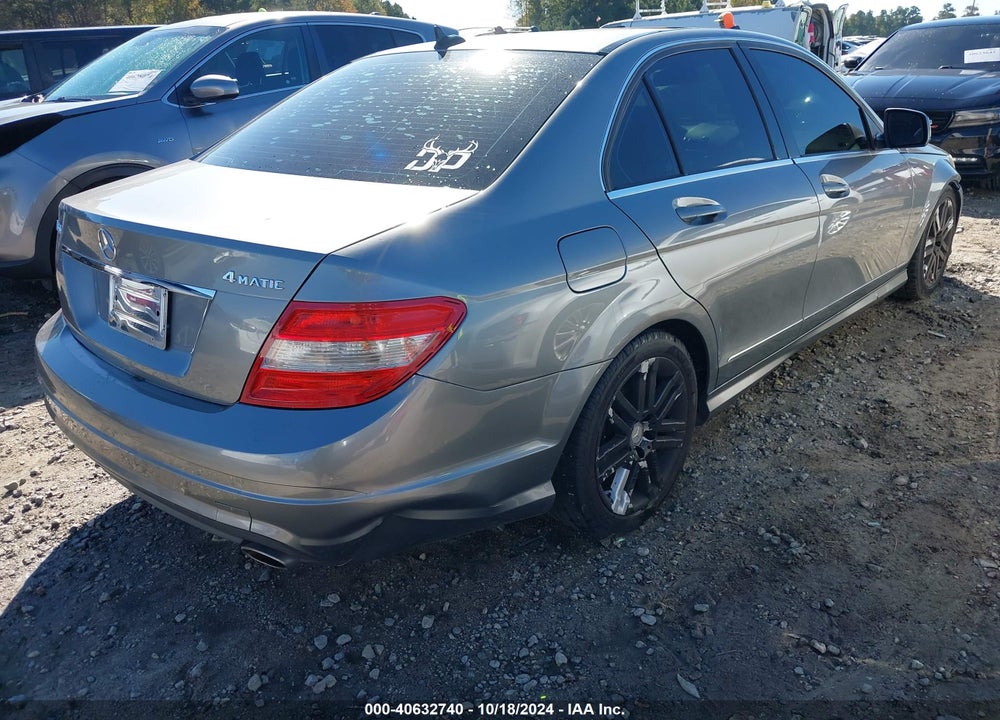 2009 MERCEDES-BENZ C 300 LUXURY 4MATIC/SPORT 4MATIC VIN: WDDGF81X99F305942