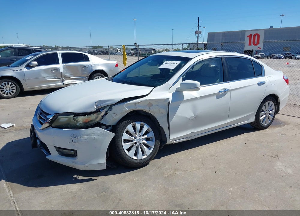 2014 HONDA ACCORD EX-L V-6 VIN: 1HGCR3F84EA036262