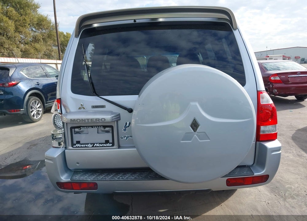 2006 MITSUBISHI MONTERO LIMITED VIN: JA4MW51S96J001089