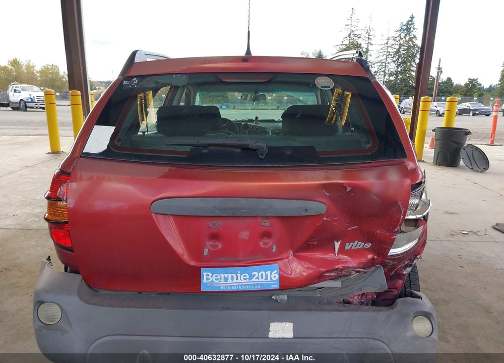 2006 PONTIAC VIBE VIN: 5Y2SL65896Z421091