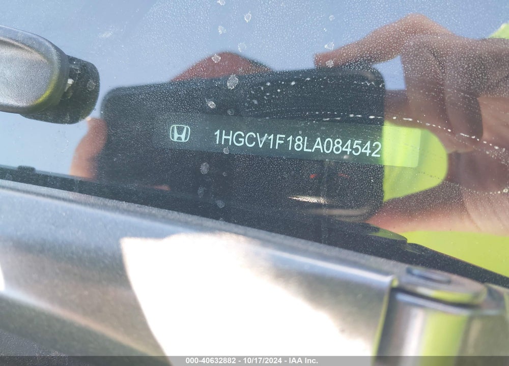 2020 HONDA ACCORD LX VIN: 1HGCV1F18LA084542