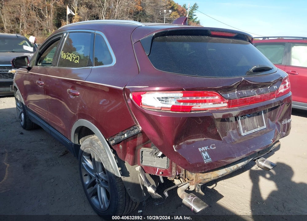 2016 LINCOLN MKC RESERVE VIN: 5LMTJ3DHXGUJ20458