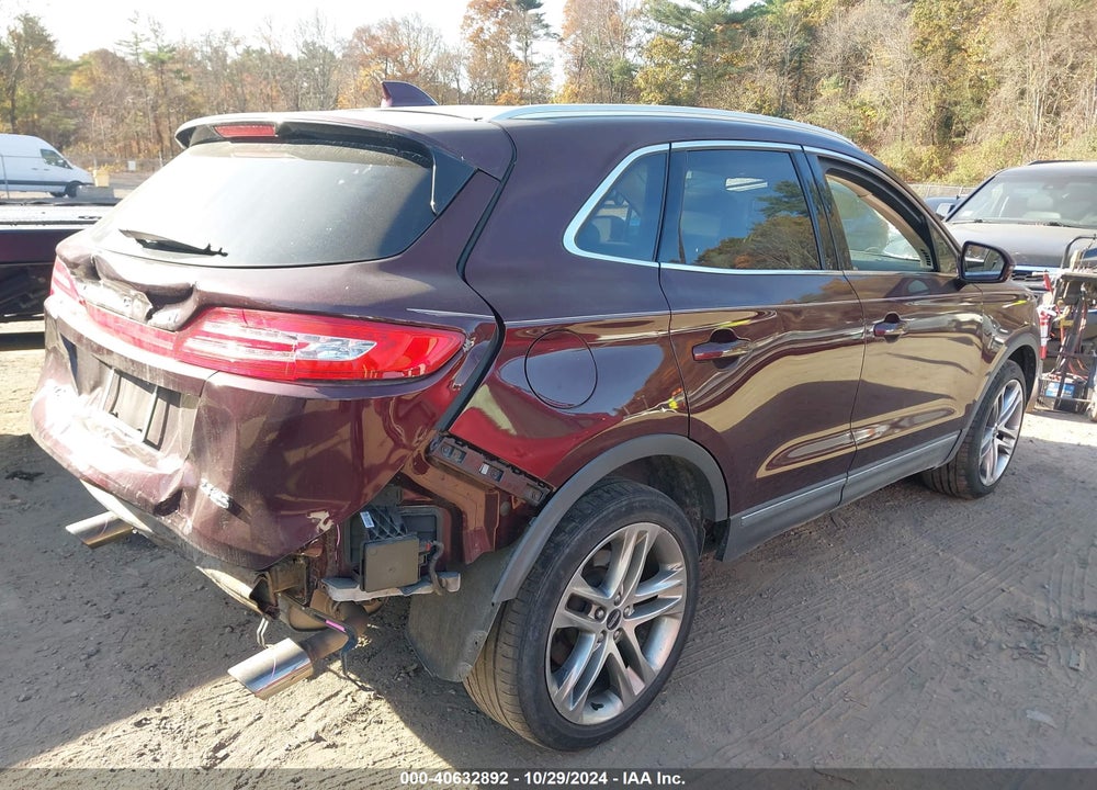 2016 LINCOLN MKC RESERVE VIN: 5LMTJ3DHXGUJ20458