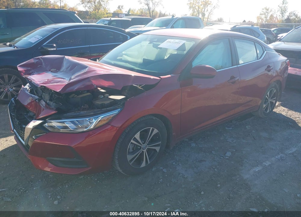 2021 NISSAN SENTRA SV XTRONIC CVT VIN: 3N1AB8CV3MY221448