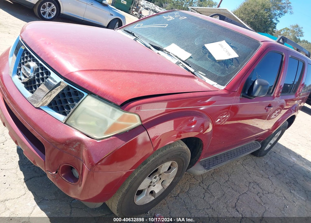 2006 NISSAN PATHFINDER S VIN: 5N1AR18U26C639832