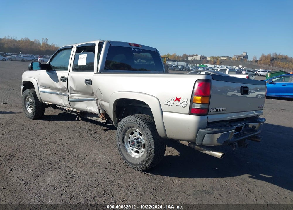 2005 GMC SIERRA 2500HD SLE VIN: 1GTHK23U35F801226