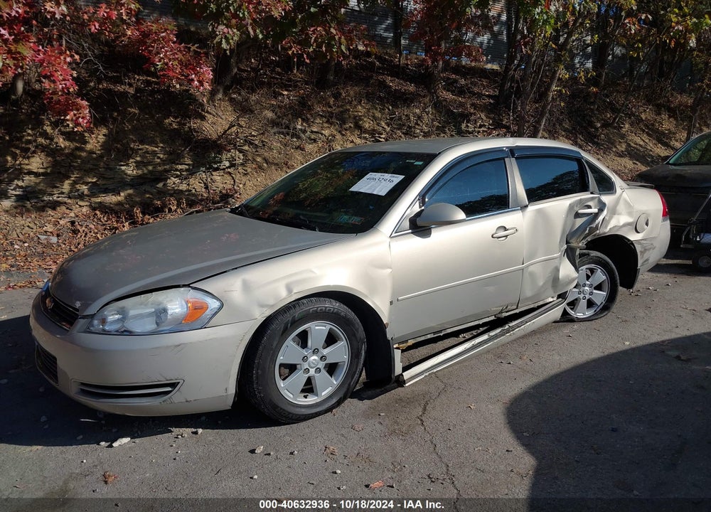 2008 CHEVROLET IMPALA LT VIN: 2G1WT58N081369559