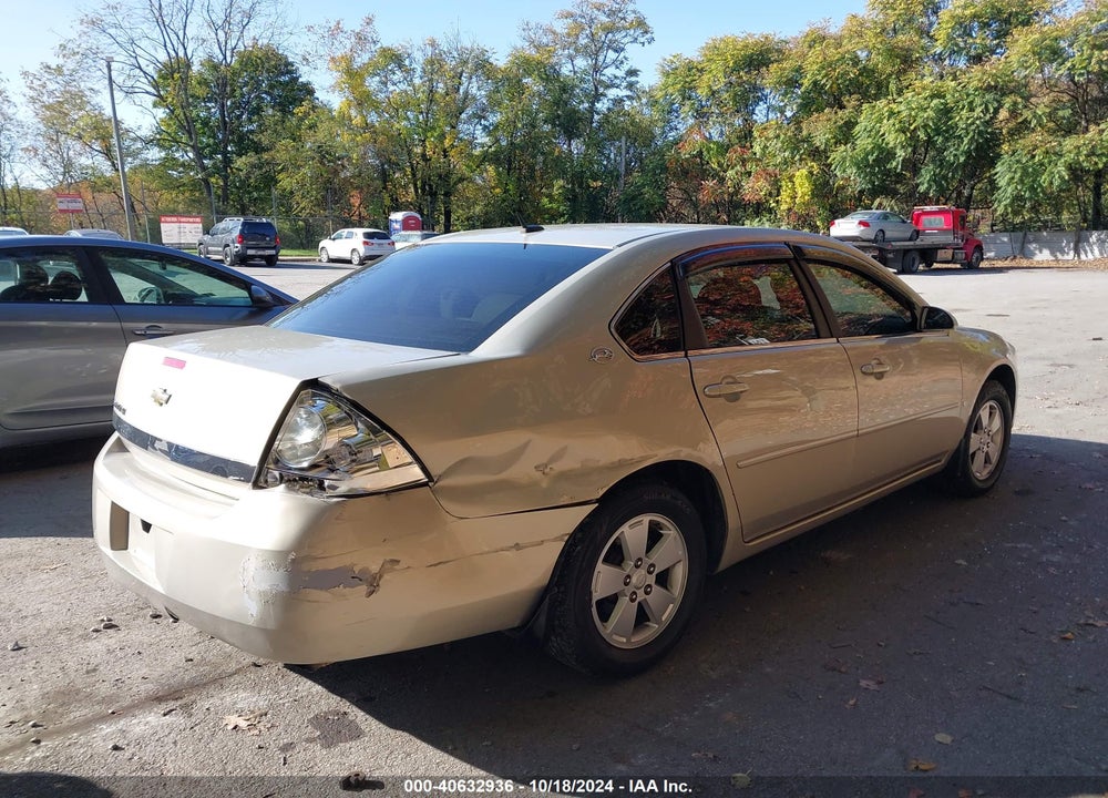 2008 CHEVROLET IMPALA LT VIN: 2G1WT58N081369559