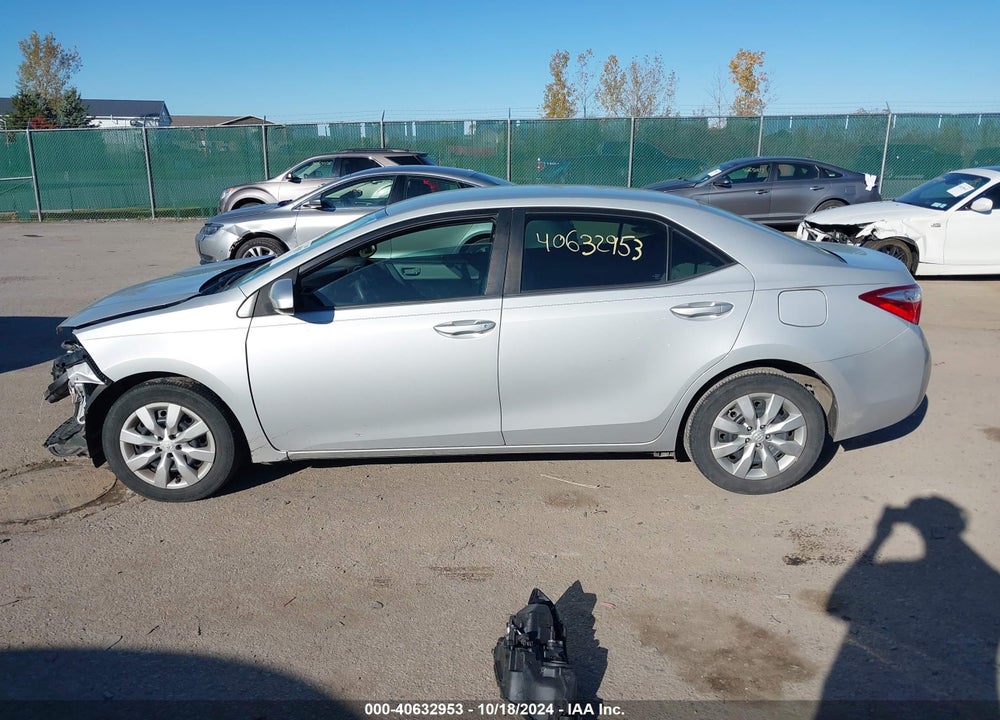 2015 TOYOTA COROLLA LE VIN: 2T1BURHE6FC310010