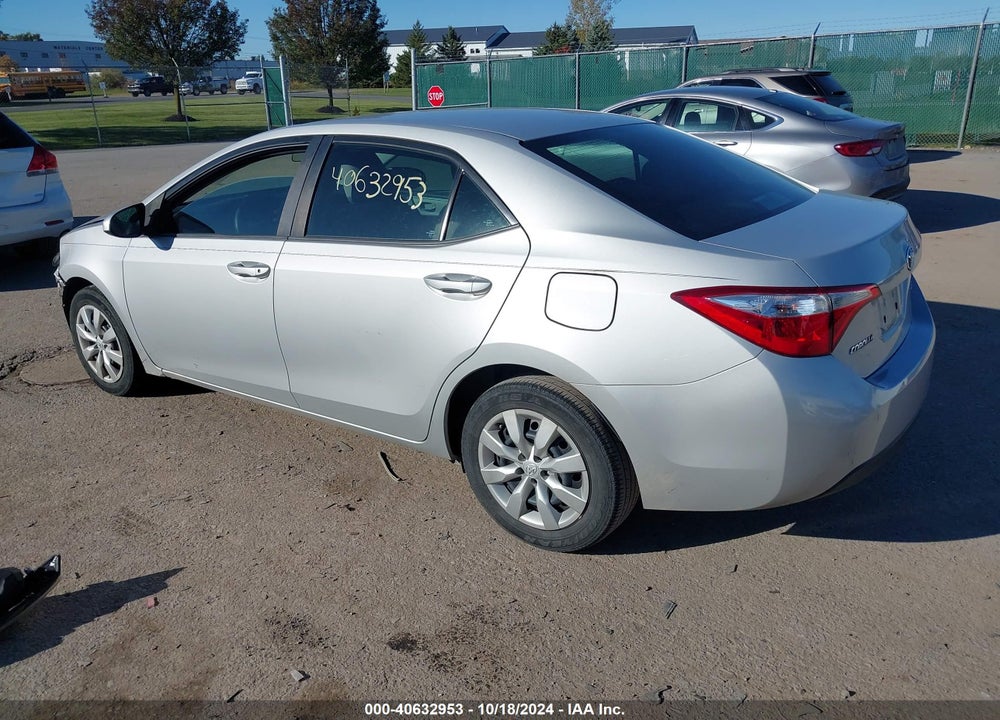 2015 TOYOTA COROLLA LE VIN: 2T1BURHE6FC310010