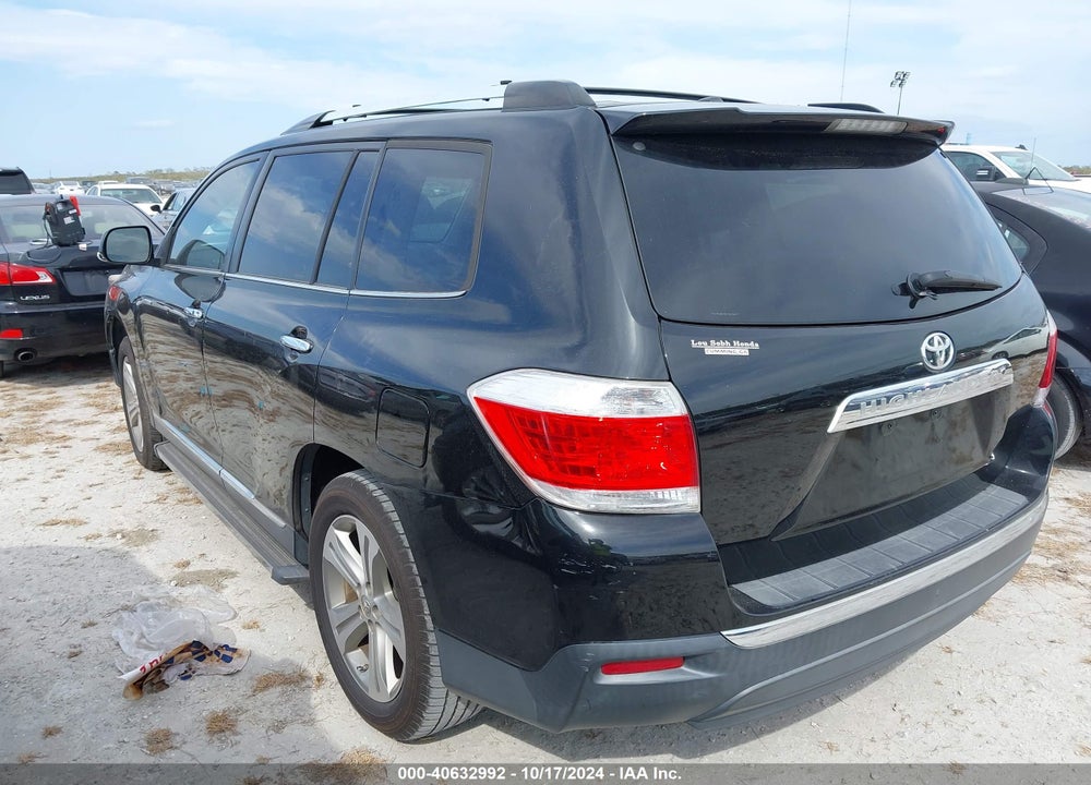 2012 TOYOTA HIGHLANDER LIMITED V6 VIN: 5TDYK3EH5CS076540