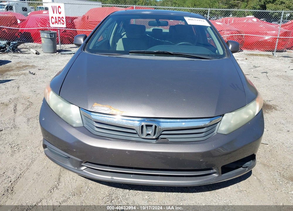 2012 HONDA CIVIC EX VIN: 2HGFB2F84CH519017
